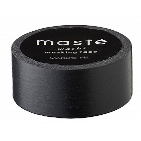 Mark's Japan Maste Washi Masking Tape - Matte Black // Japanese (Limited Edition)