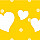 Mark's Japan Maste Washi Masking Tape - Grand Series - Heart - Yellow