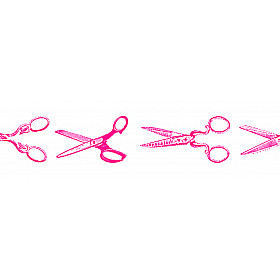 Mark's Japan Maste Washi Masking Tape - Grand Series - Scissors - Pink