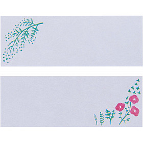 King Jim Binsen Fusen S - Letter Sticky Notes - Plants