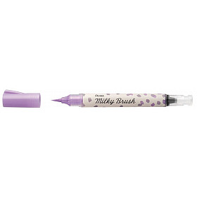Pentel XGFH Dual Milky Brush Pen - Pastel Violet
