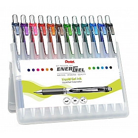 Pentel BL77 Energel RT - 0.7 mm - Stand-up Case - Set of 12
