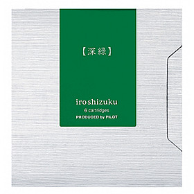 Pilot Iroshizuku Fountain Pen Ink Cartridge - Box of 6 - Shin-ryoku