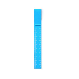 Hightide Clip Ruler - Pen Clips & Ruler - 10 cm - Blue