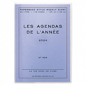 Hightide Les Agenda de L'Année Diary 2024 - A6 Weekly - Lavender