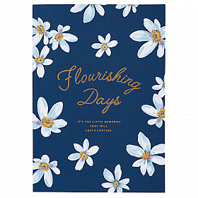 Mark's Japan Flourishing Days Notebook - 80 grams Paper - A5 - Navy (Limited Edition)