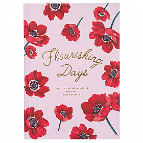 Mark's Japan Flourishing Days Notebook - 80 grams Paper - A5 - Pink (Limited Edition)