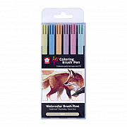 Sakura Koi Coloring Brush Pen - Earth Colours - Set of 6