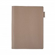 Hobonichi 5-Year Techo Leather Cover - A5 Size - Beige & Navy