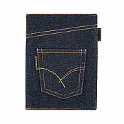 Hobonichi 5-Year Techo Leather Cover - A5 Size - Hollywood Ranch Market: Indigo Jeans Pocket