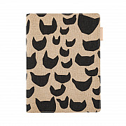 Hobonichi 5-Year Techo Leather Cover - A5 Size - minä perhonen: anone-anone (Black)