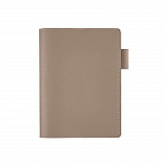 Hobonichi 5-Year Techo Leather Cover - A6 Size - Beige & Navy