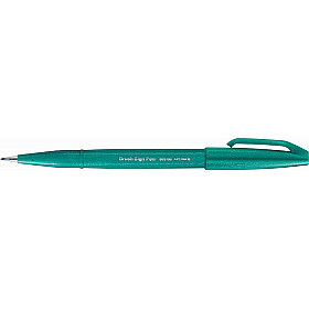 Pentel Touch Brush Sign Pen SES15C - Turquoise
