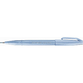 Pentel Touch Brush Sign Pen SES15C - Blue Grey