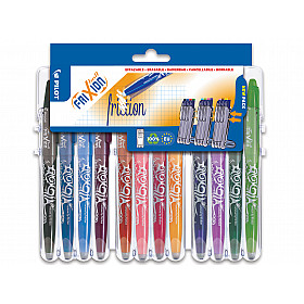 Pilot FriXion Ball - Set of 12 Colours with Set2Go holder