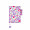 Hobonichi Techo Planner A6 Cover - Liberty Fabrics: Betsy (Neon Purple)