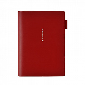 Hobonichi 5-Year Techo Leather Cover - A5 Size - Red