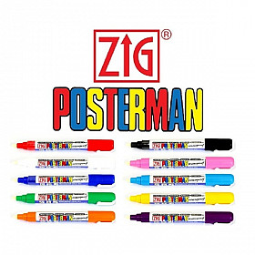 Kuretake ZIG Posterman Marker (Chisel)