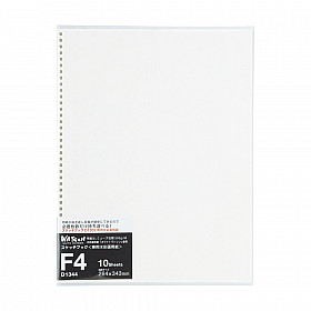 LIHIT LAB Sketch Book Refill -  F4 Size - 343 x 264 mm - 300 grams Paper - 10 Sheets