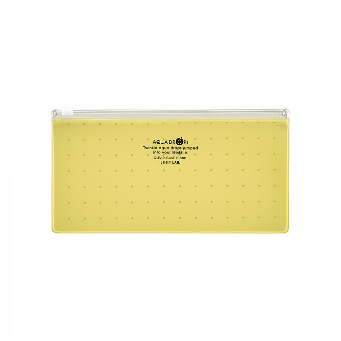 Clear Case Zipperbags LIHIT LAB Aquadrops Clear Case Zipperbag
