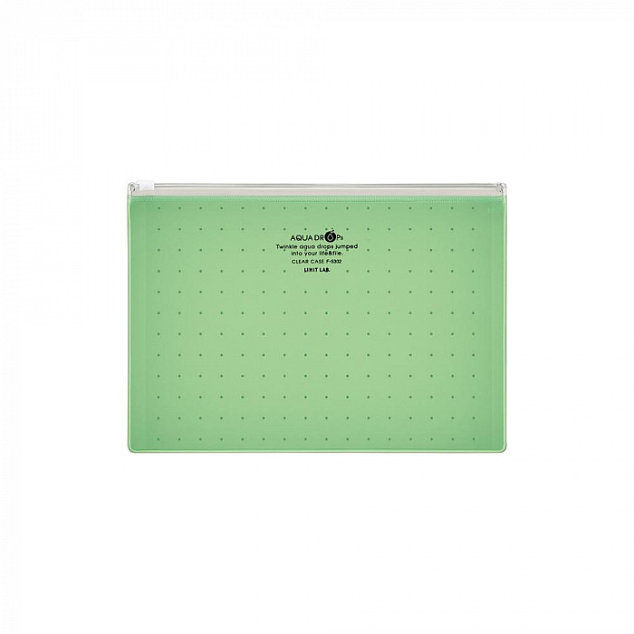 Clear Case Zipperbags LIHIT LAB Aquadrops Clear Case Zipperbag