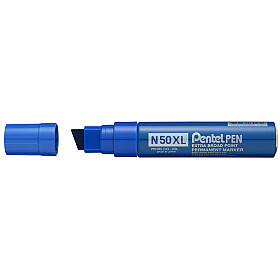 Pentel N50XL Marker - Extra Broad - Blue