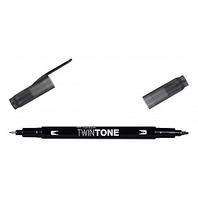 Tombow TwinTone Marker - Black