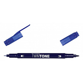 Tombow TwinTone Marker - Navy