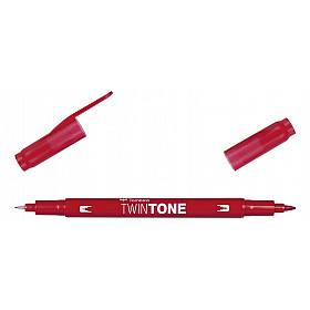 Tombow TwinTone Marker - Strawberry Red