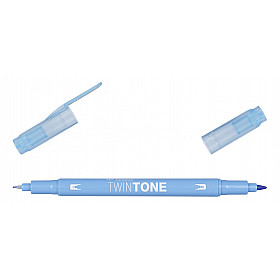 Tombow TwinTone Marker - Sax Blue