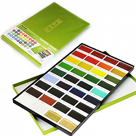 Kuretake Gansai Tambi Water Colours Brush Set - 36 kleuren