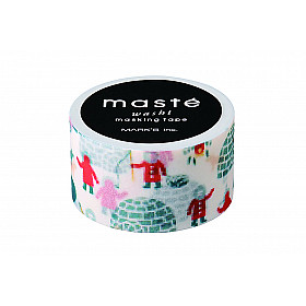 Mark's Japan Maste Washi Masking Tape - Xmas Iglo