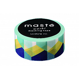 Mark's Japan Maste Washi Masking Tape - Retro Block