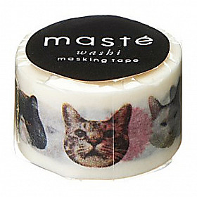 Mark's Japan Maste Washi Masking Tape - Cat (Limited Edition)
