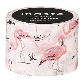 Mark's Japan Maste Washi Masking Tape - Flamingo (Limited Edition)