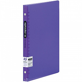 Maruman Septcouleur Binder - A5 - 60 Pages - Plastic Binder - Purple