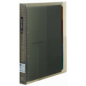 Maruman Septcouleur Binder - B5 - 120 Pages - Plastic Binder - Transparent