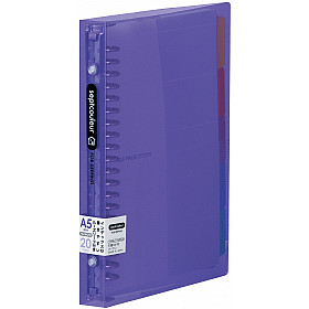 Maruman Septcouleur Binder - A5 - 100 Pages - Metal Binder - Purple