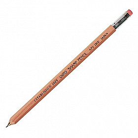 OHTO Sharp Pencil Mechanical Pencil with Eraser - 0.5 mm - Natural Wood