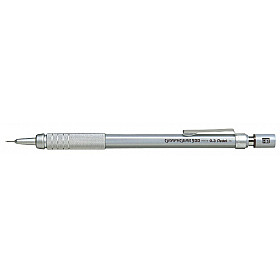 Pentel Graphgear 500 Mechanical Pencil - 0.7 mm - Silver