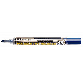 Pentel Maxiflo NLF50 Permanent Marker - Bullet Tip - 1.5 mm - Blue