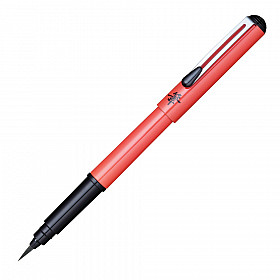 Pentel Pocket Brush Pen - Set with 4 Refills - Orange