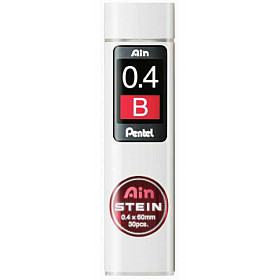 Pentel Ain STEIN C274-B Silica Enhanced Pencil Lead - 30 pcs - 0.4 mm - B