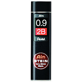 Pentel Ain STEIN C279-2B Silica Enhanced Pencil Lead - 36 pcs - 0.9 mm - 2B