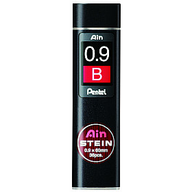 Pentel Ain STEIN C279-B Silica Enhanced Pencil Lead - 36 pcs - 0.9 mm - B