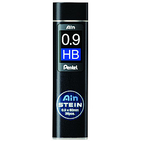 Pentel Ain STEIN C279-HB Silica Enhanced Pencil Lead - 36 pcs - 0.9 mm - HB