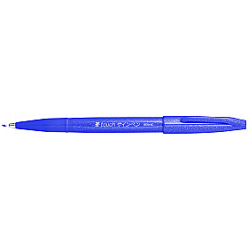 Pentel Touch Brush Sign Pen SES15C - Blue