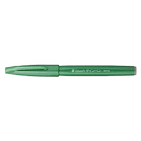 Pentel Touch Brush Sign Pen SES15C - Green