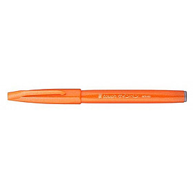 Pentel Touch Brush Sign Pen SES15C - Orange