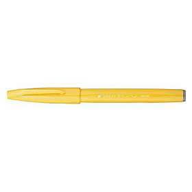 Pentel Touch Brush Sign Pen SES15C - Yellow